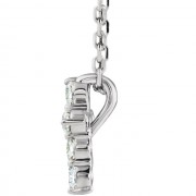 Sterling Silver 6th CTW Diamond Cross Necklace_Side_Stuller