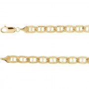 14k Yellow 6mm Anchor Chain