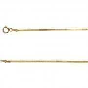 14K Yellow 1.5mm Flexible Herringbone Chain 20 Chain