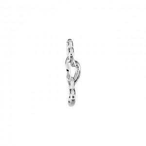 Sterling Silver Linked Hearts Pendant-2