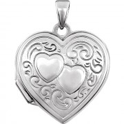 Double Heqart Locket