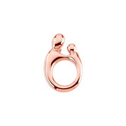 14K Rose Gold Mother & Child Pendant