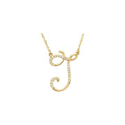 14K Yellow Letter J