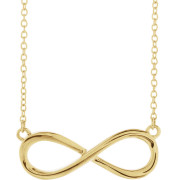 14K Yellow Infinity-Inspired 18 Necklace-2