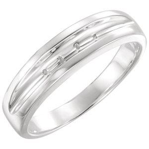 Sterling Silver 2.9 mm Round Band